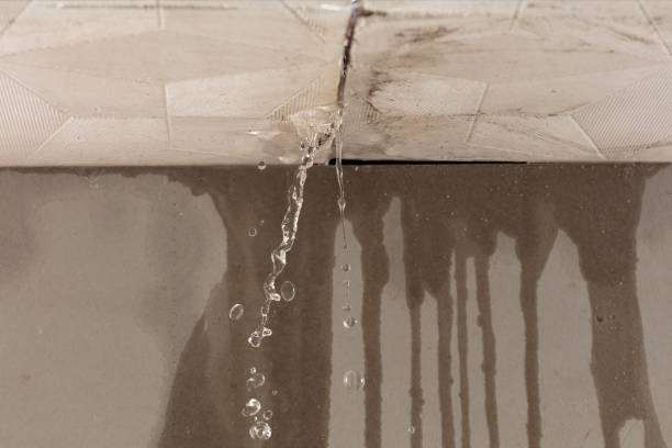 Professional Burst Pipe Cleanup technician working in West Bridgewater, MA